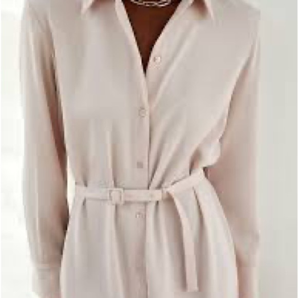 Babaton Natasha Shirt Dress in Navy - Picture 4 of 5